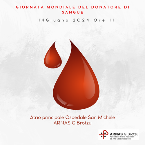 Locandina giornata mondiale donatore di sangue