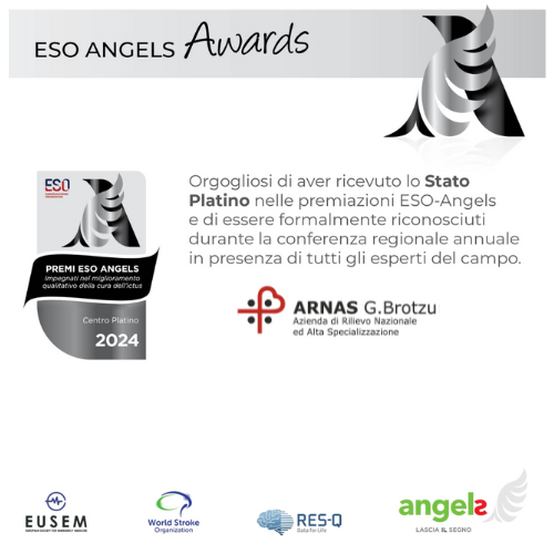 Premio eso angels award eccellenza asssistenza ictus